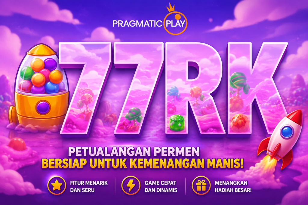 77RK petualangan permen dengan tema warna-warni
