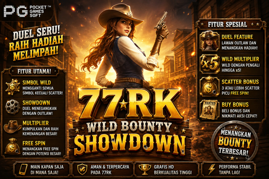 Game 77RK Wild Bounty Showdown bertema Wild West