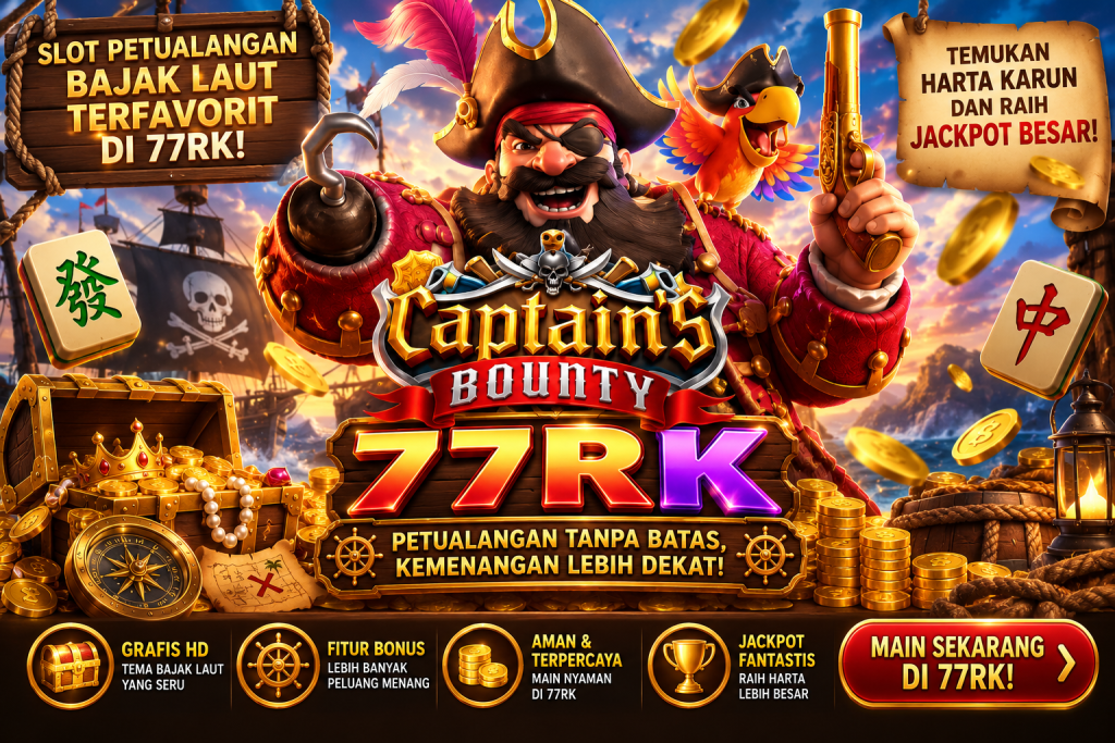 Game 77RK bertema petualangan bajak laut